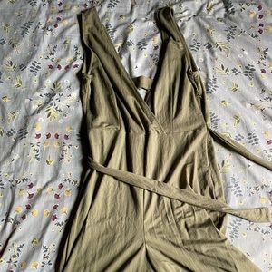Mango Linen-feel Jumpsuit
